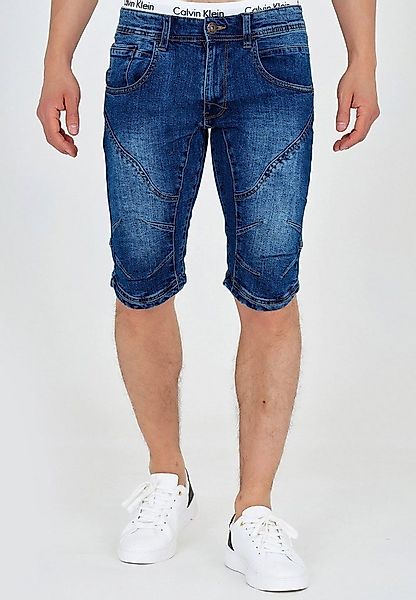 Indicode Jeansshorts Herren Leon Jeans Shorts Herrenshorts Denimshorts mit günstig online kaufen