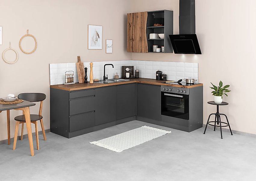 KOCHSTATION "KS-Bruneck" Stellbreite 240/180 cm breit, wahlweise mit oder o günstig online kaufen