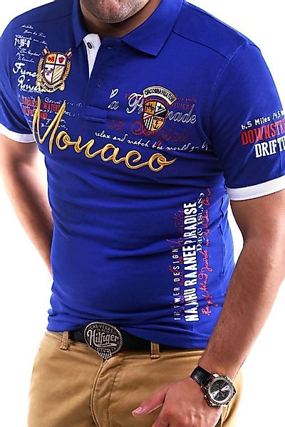 behype Poloshirt "MONACO", in Piqué-Qualität günstig online kaufen