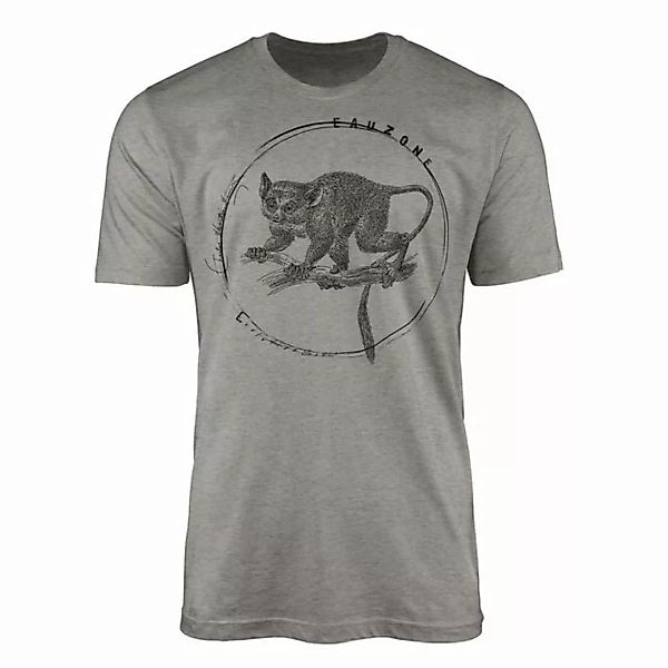 Sinus Art T-Shirt Evolution Herren T-Shirt Koboldmaki günstig online kaufen