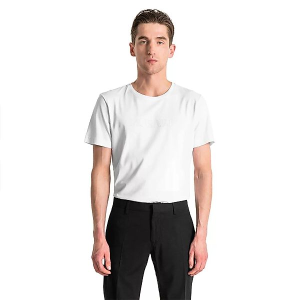 Antony Morato Slim-fit Cotton With Embossed Logo Kurzärmeliges T-shirt S Wh günstig online kaufen