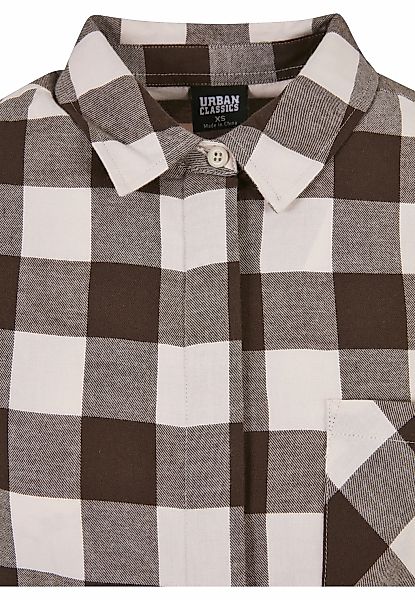 URBAN CLASSICS Shirtkleid "Urban Classics Damen Ladies Oversized Check Flan günstig online kaufen