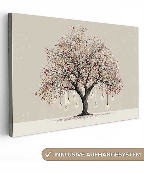 OneMillionCanvasses® Leinwandbild Lichterbaum - Winter - Weihnachten - Mehr günstig online kaufen