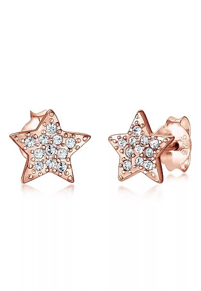 Elli Paar Ohrstecker "Sterne Astro Trend Kristalle 925 Silber" günstig online kaufen