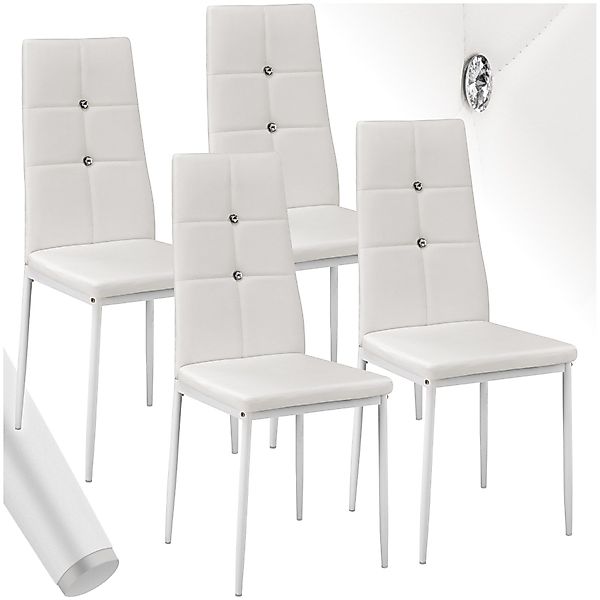 tectake Esszimmerstuhl Set Esszimmerstuhl (Set, 4 günstig online kaufen