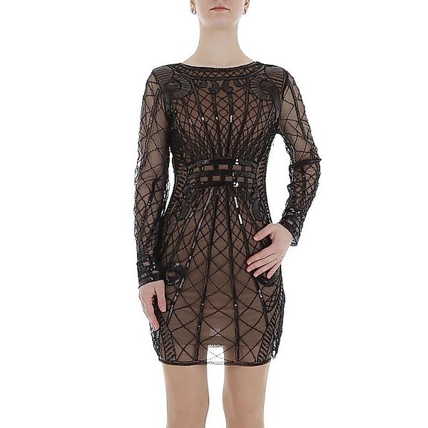 Ital-Design Partykleid Damen Party & Clubwear Pencil (86365276) Pailletten günstig online kaufen