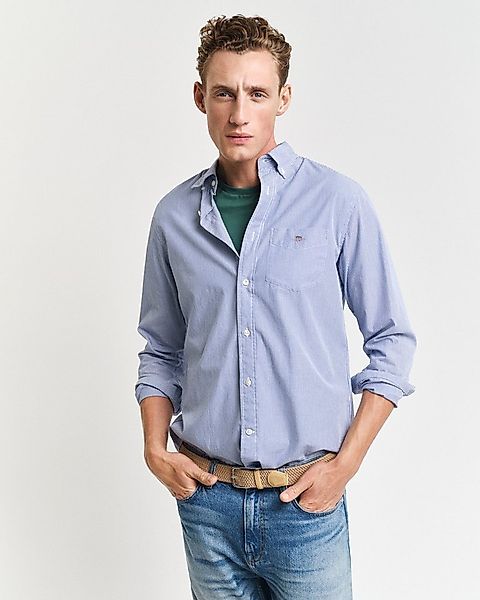 Gant Langarmhemd REG POPLIN BANKER SHIRT Banker Stripe Popeline, leichte Ba günstig online kaufen