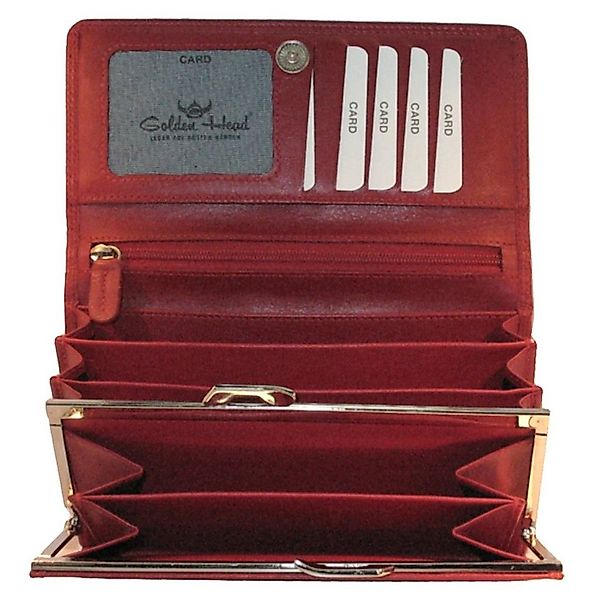 Golden Head Geldbörse French Coin Purse Wallet, aus echtem Leder günstig online kaufen