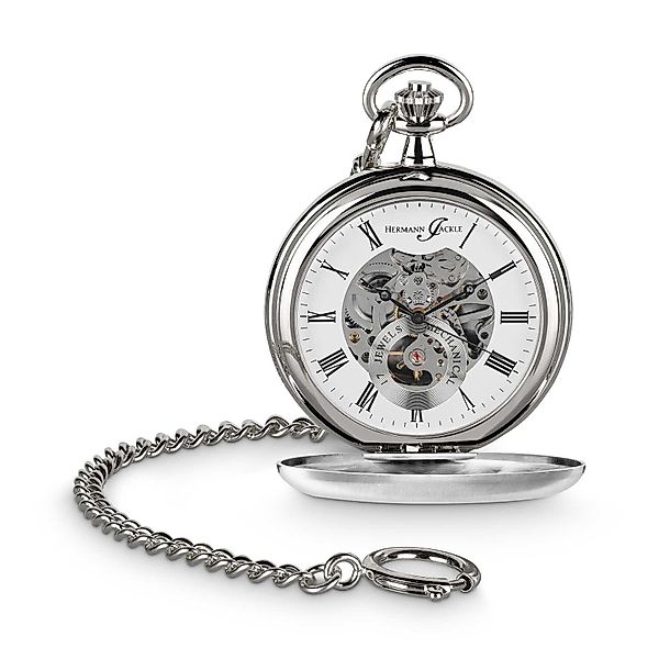 Hermann Jäckle Taschenuhr Heidelberg Skelett, Handaufzug, günstig online kaufen