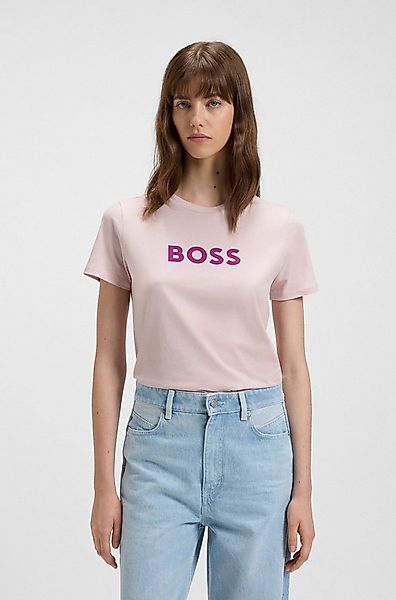 BOSS ORANGE T-Shirt Elogo Premium Damenmode mit BOSS-Schriftzug günstig online kaufen