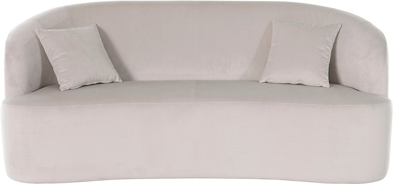 LeGer Home by Lena Gercke 3-Sitzer "Dilara", gerundete Rückenlehne und Fron günstig online kaufen