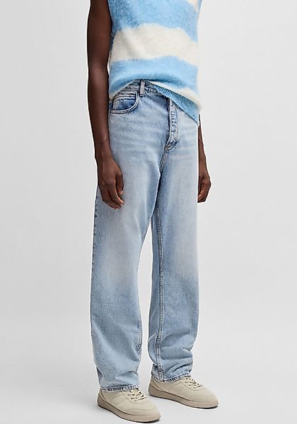 HUGO Blue Loose-fit-Jeans Nate in heller günstig online kaufen