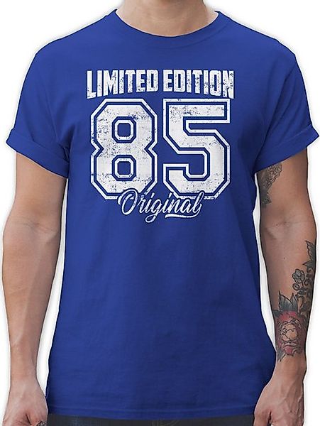 Shirtracer T-Shirt Limited Edition 1985 Original Weiß Vintage Vierzigster 4 günstig online kaufen