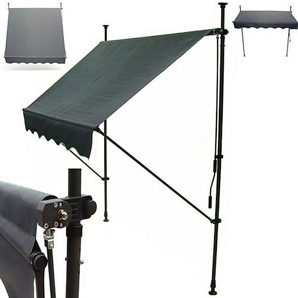 Apex Markise Markise Klemmmarkise 400cm Balkonmarkise günstig online kaufen