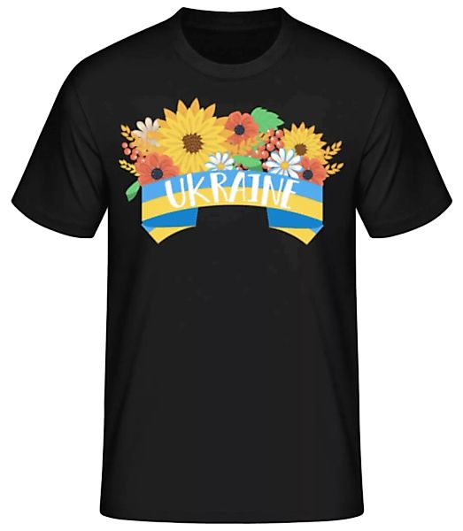 Ukraine Blumen · Männer Basic T-Shirt günstig online kaufen