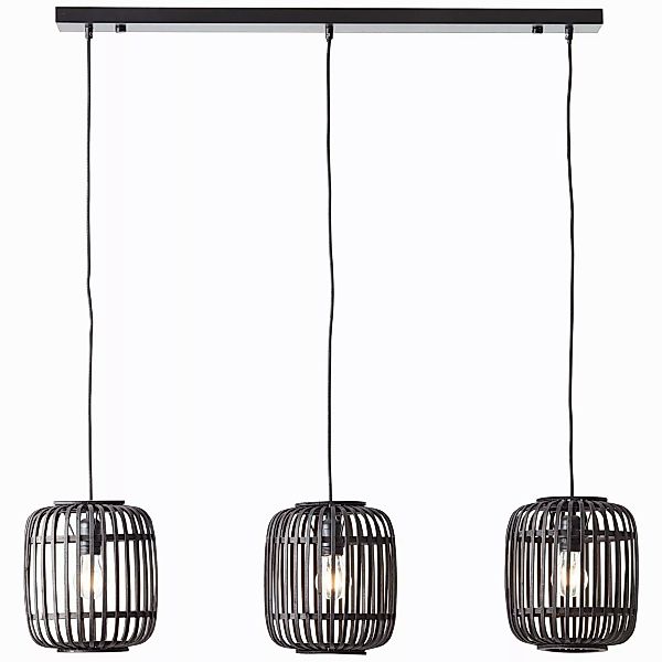 Brilliant Pendelleuchte Woodrow, ohne Leuchtmittel, Bambus günstig online kaufen