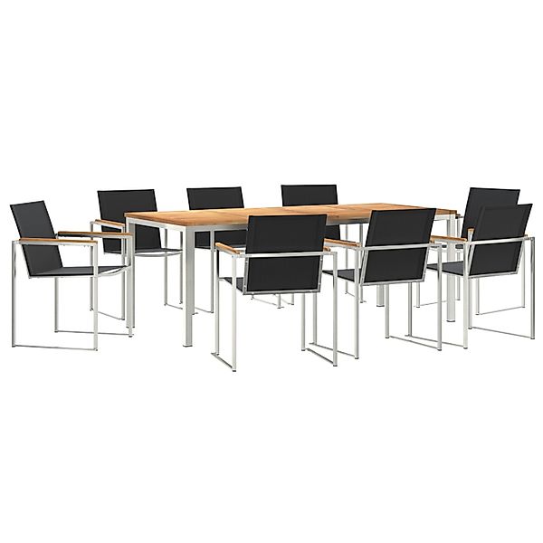 vidaXL 7-Teilige Garten Essgruppe Massivholz Teak 3334835 günstig online kaufen