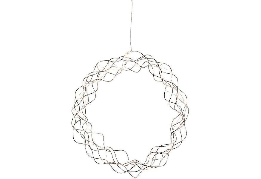 EGLO Dekoobjekt Curly, LED Lichterkranz, mit Kabel, beleuchtete Weihnachtsd günstig online kaufen