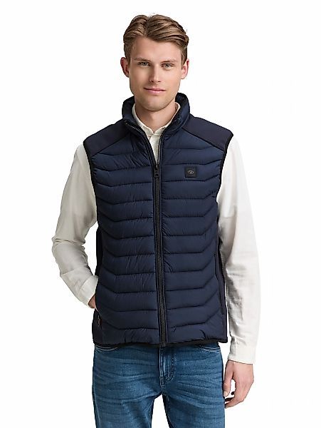 TOM TAILOR Steppweste, mit Logo Stickerei günstig online kaufen