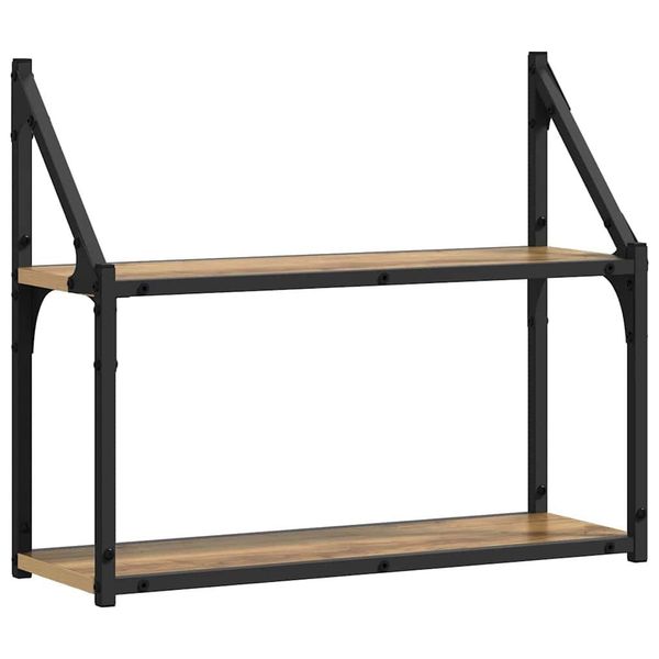 vidaXL Regal Wandregal Eiche handwerklich 60 günstig online kaufen