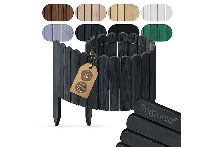 Floranica Palisade Flexible Rasenkante Rollborder Beeteinfassung Beetumrand günstig online kaufen