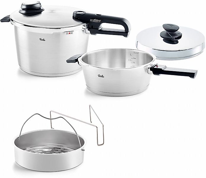 Fissler Schnellkochtopf »Vitavit® Premium«, Edelstahl 18/10, (Set, 2 tlg., günstig online kaufen