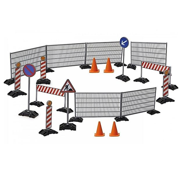 Jamara Spielwelt Baustellenset 1:20 38-teilig, mit Schranke, Pylone, Warnsc günstig online kaufen