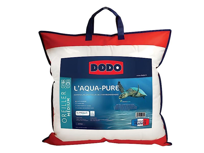 Kopfkissen DODO - 60 x 60 cm - Bezug aus 100% Bio-Baumwolle - AQUA-PURE günstig online kaufen