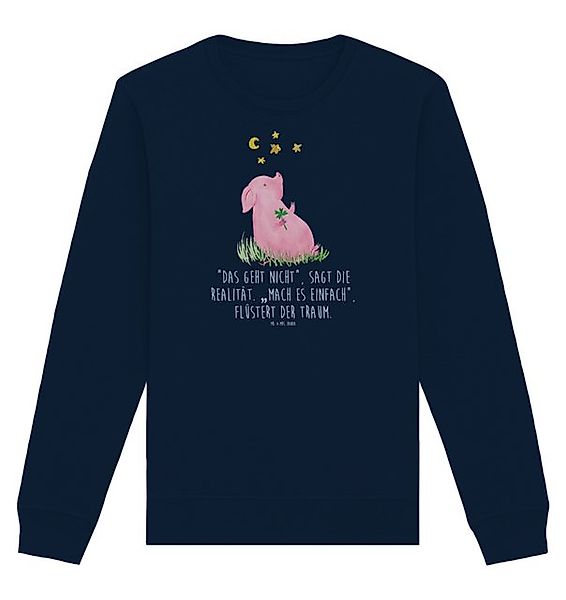 Mr. & Mrs. Panda Longpullover Schwein Glück Größe L - French Navy - Geschen günstig online kaufen