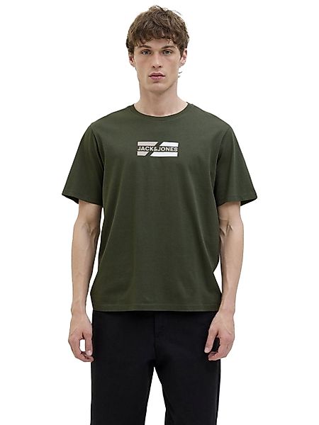 Jack & Jones Herren Rundhals T-Shirt JJCORP GRAPHIC TEE SS O-NECK - Regular günstig online kaufen