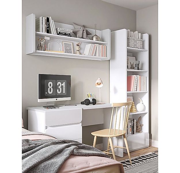 Lomadox Jugendzimmer-Set FLINT-129, (Sparset, 3-tlg), Schreibtisch 118 cm, günstig online kaufen