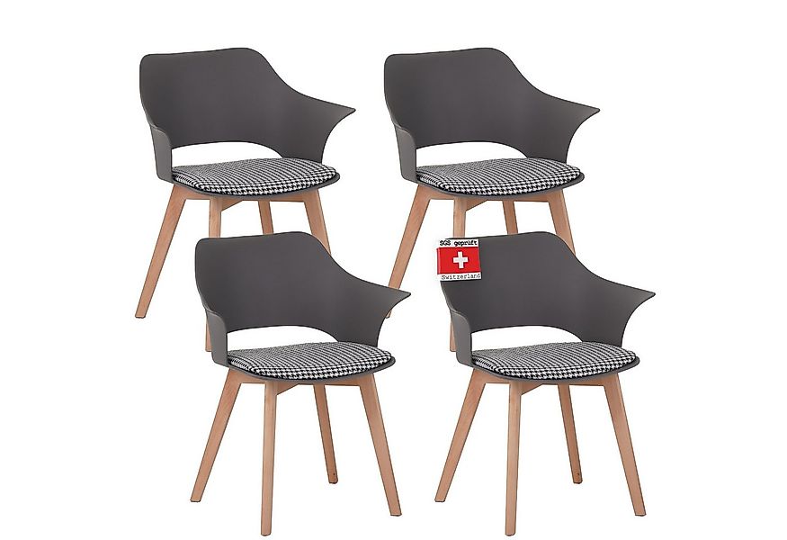 Albatros International Esszimmerstuhl Esszimmer Stühle 4 er Set AALBORG, St günstig online kaufen