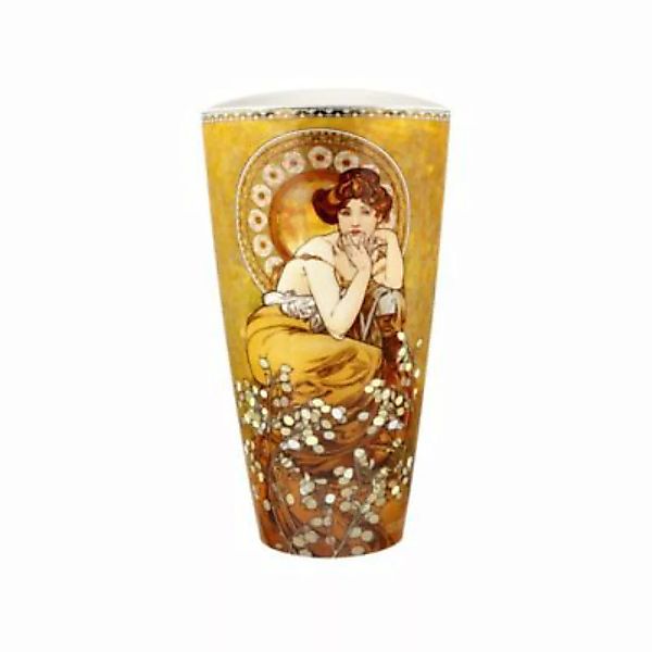 Goebel "Vase Alphonse Mucha - ""Topas""" bunt günstig online kaufen