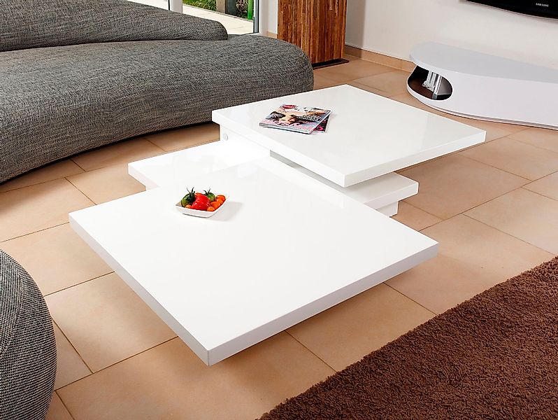 SalesFever Couchtisch, Tischplatte drehbar um 360° günstig online kaufen
