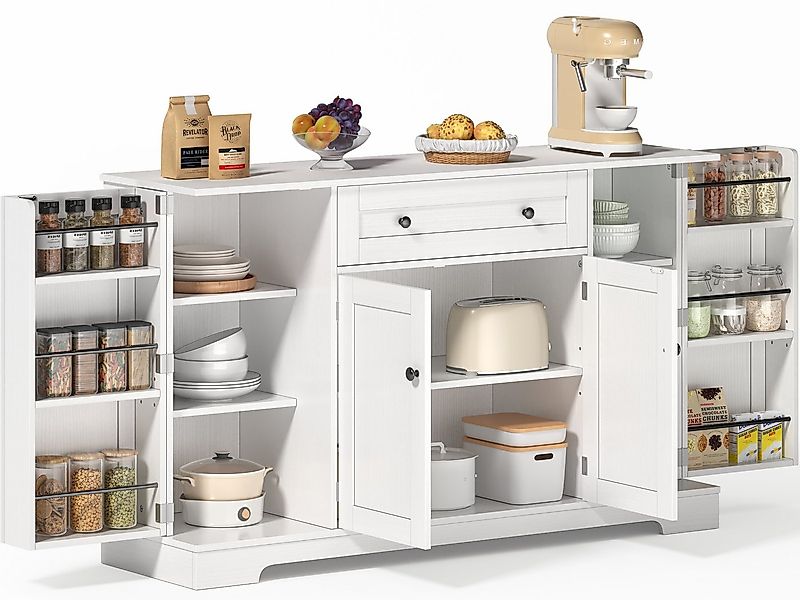 SeedWave Anrichte Modern Küchenbuffet Mehrzweckschrank Beistellschrank mit günstig online kaufen