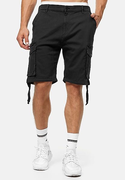 Indicode Cargoshorts Agron mit langen Stoffbändern günstig online kaufen