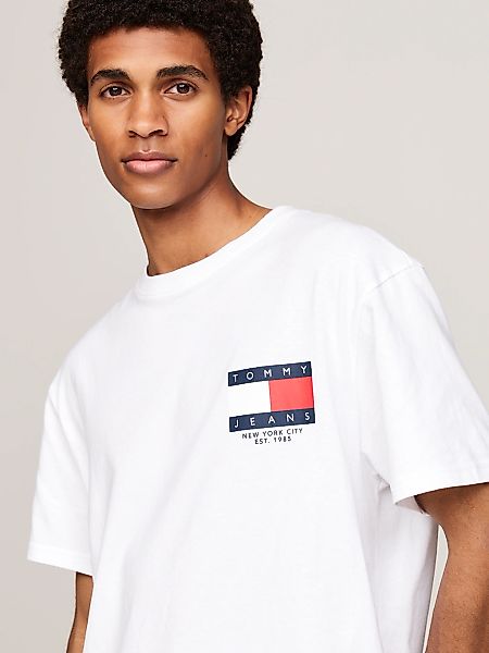 Tommy Jeans T-Shirt TJM REG RWB SIG FLAG TEE EXT mit Logo-Print günstig online kaufen