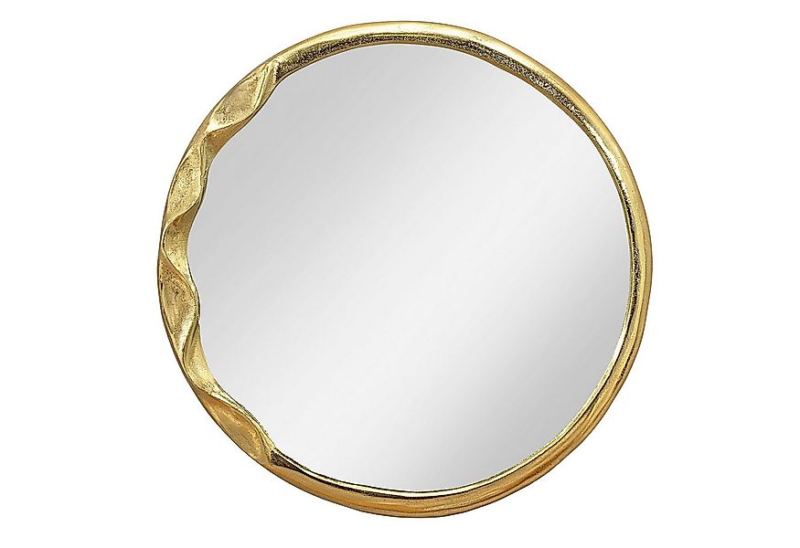riess-ambiente Wandspiegel ABSTRACT 55 cm gold – rund, handmade, Metall, St günstig online kaufen