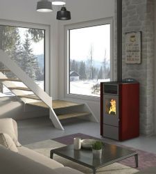 Apex Pelletofen Pelletofen 9,5kW Pelletkamin Pelletheizung günstig online kaufen