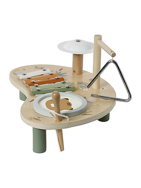 vertbaudet Spielzeug-Musikinstrument Baby Musik-Spieltisch TANSANIA, Holz günstig online kaufen