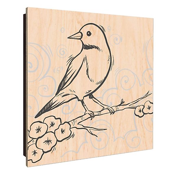 Banjado Großer Schlüsselkasten Holz 30x30cm Schwarz Scharnier Links 50 Hake günstig online kaufen