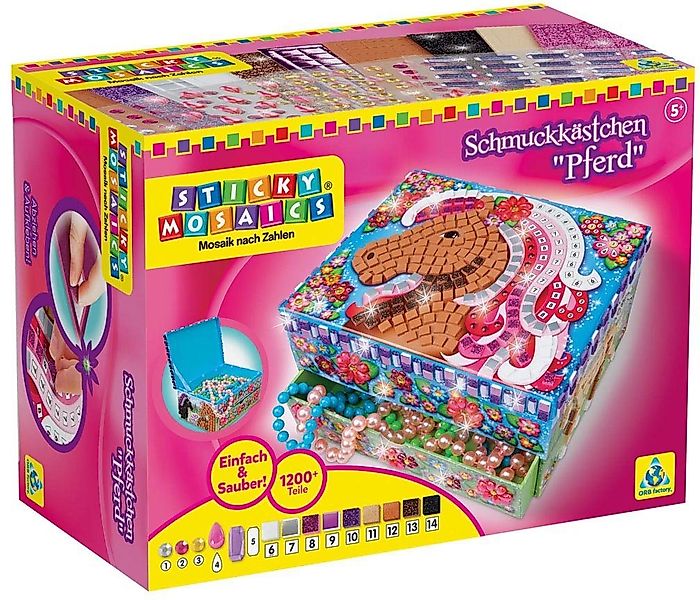 Sticky Mosaics Kreativset Schmuckkästchen Pferd günstig online kaufen