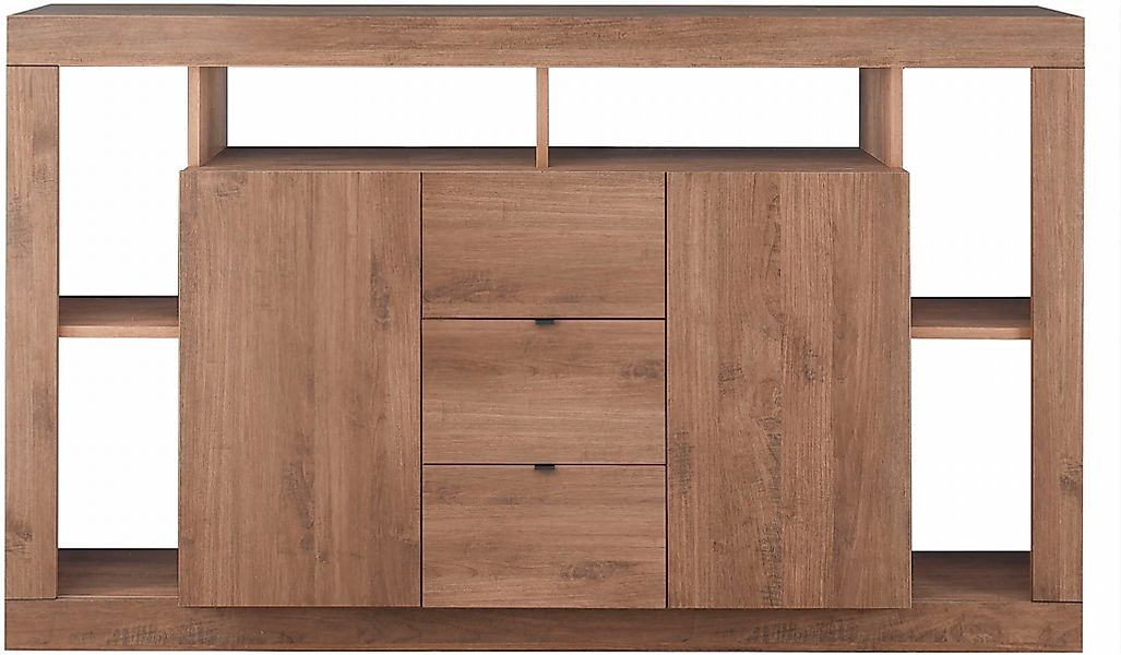Home affaire Sideboard "Rimini" mit 2 Türen und 3 Schubkästen günstig online kaufen