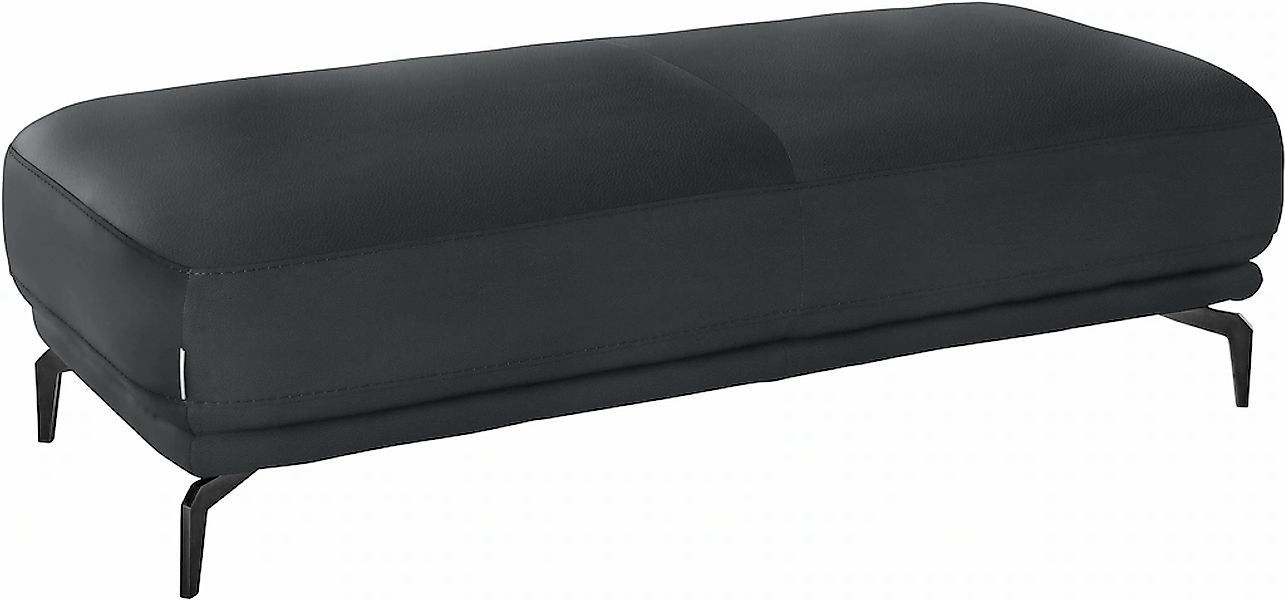 W.SCHILLIG Hocker "montanaa" mit Metallfüßen in Schwarz pulverbeschichtet, günstig online kaufen