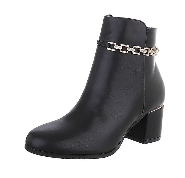 Ital-Design Damen Elegant Stiefelette (87108727) Blockabsatz Klassische Sti günstig online kaufen