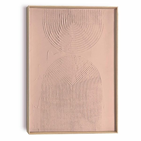 Reinders Wandbild "Bows - terra/nude", Wohnzimmer - Braun - MDF - Abstrakt günstig online kaufen