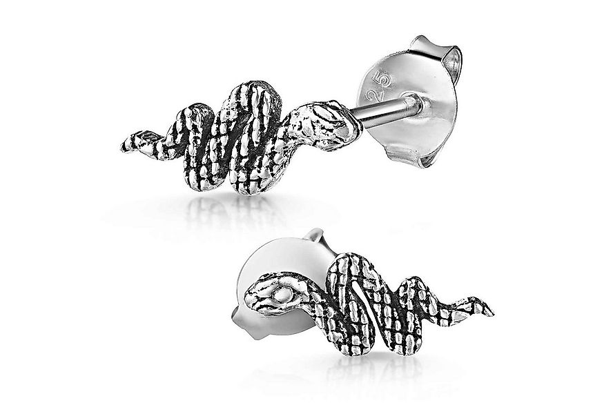 Materia Paar Ohrstecker Schlange Snake antik geschwärzt klein SO-147, 925 S günstig online kaufen