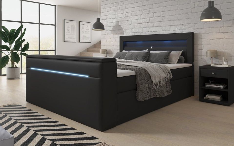 Luxusbetten24 Boxspringbett Repos, mit TV Lift, günstig online kaufen