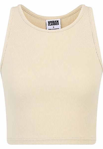 URBAN CLASSICS Tanktop "Urban Classics Damen Ladies Cropped Rib Top 2-Pack" günstig online kaufen