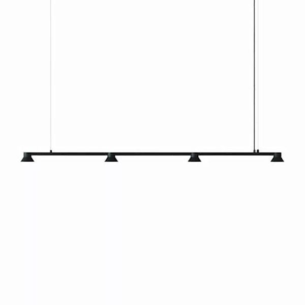 Pendelleuchte Hat Linear Large metall schwarz / L 167 cm - Normann Copenhag günstig online kaufen